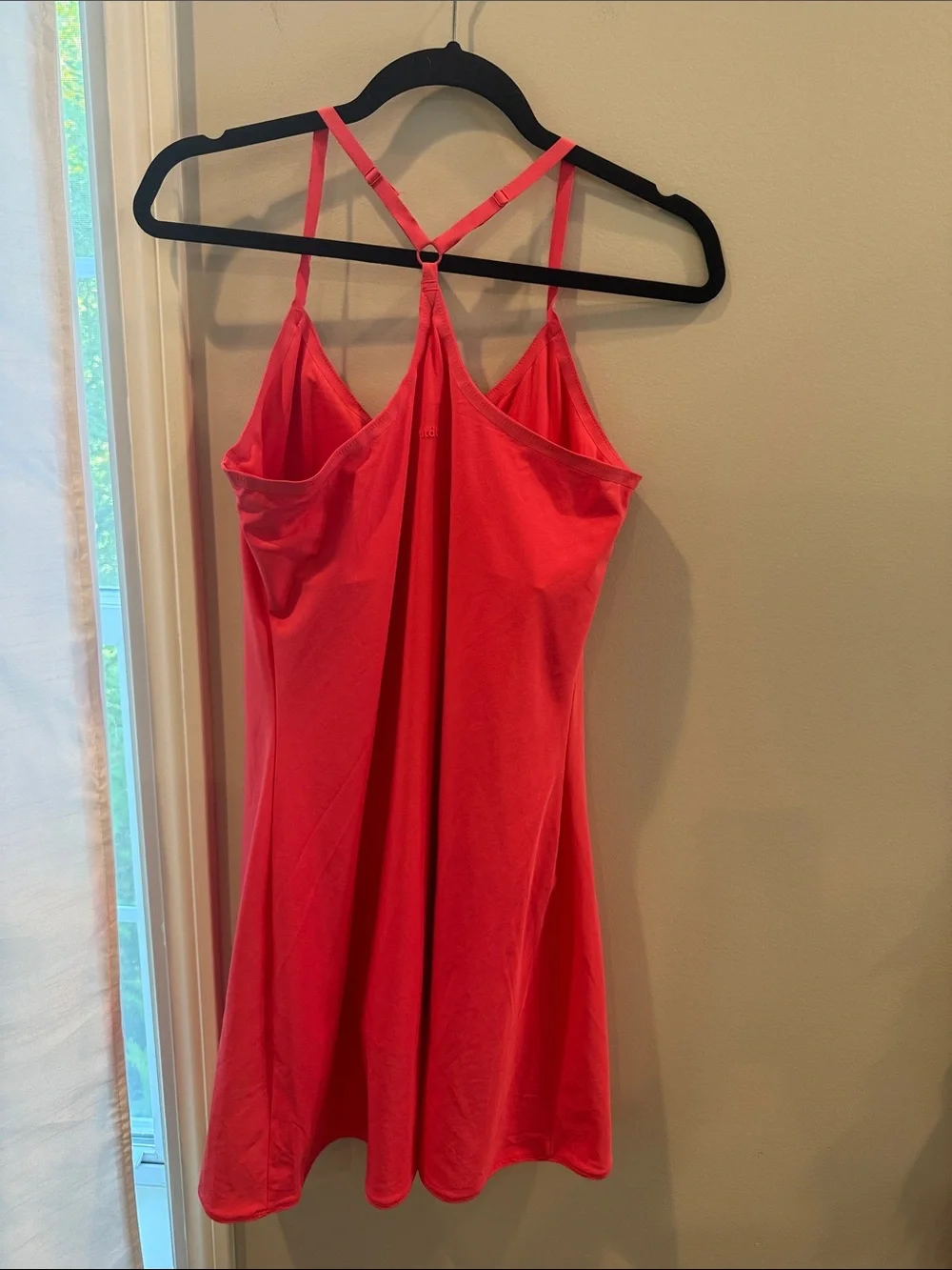 Pink active outdoor voices drwas skort Spaghetti Strap athletic